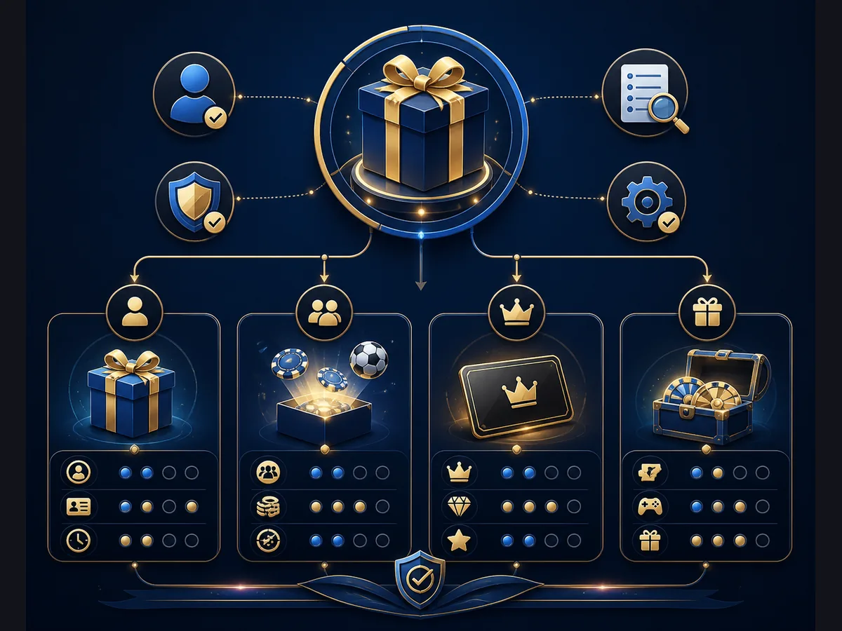 體驗金常見類型與條件查核分類圖